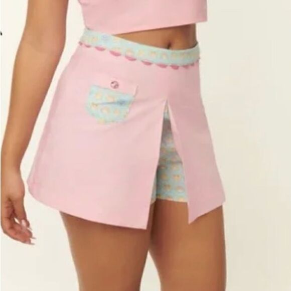 Polly Pocket x Unique Vintage Skort Pink - Picture 1 of 8